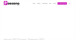 Desktop Screenshot of paesanohawaii.com