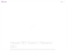 Tablet Screenshot of paesanohawaii.com